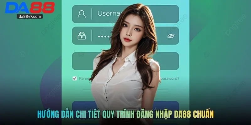 Hướng dẫn chi tiết quy trình đăng nhập DA88 chuẩn
