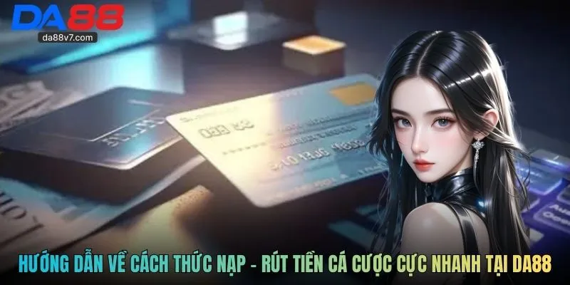Hướng dẫn về cách thức nạp - rút tiền cá cược cực nhanh tại DA88